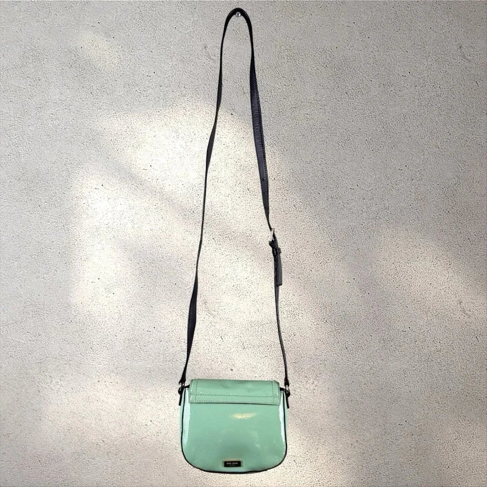 Kate‎ Spade New York JADE CHELSEA PARK PATENT LEATHER BOW CROSSBODY BAG PURSE
